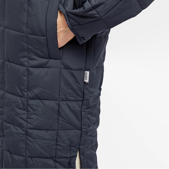 NWT! Rains Liner W Coat in Color black- Size XL - Picture 7 of 9